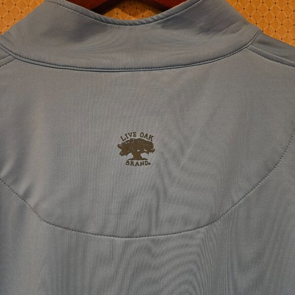 Live Oak Brand Quarter-Zip Pullover – Pale Blue | American Classic Essential - Picture 6 of 7
